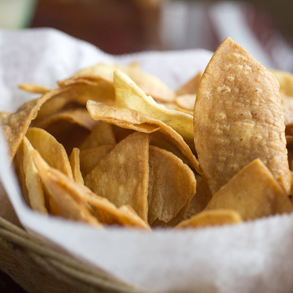 Homemade Tortilla Chips (no oil) - MamaSezz