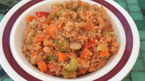 Easy Weeknight Dinner: Plant-Based Buffalo Quinoa – MamaSezz